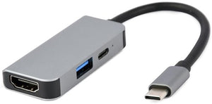 Enzo cablexpert usb-c 3-in-1 multi adapter usb-c dock 3-voudig - 9530503