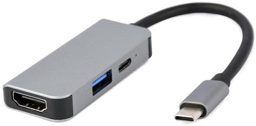 Afbeelding laden in galerijviewer, Enzo cablexpert usb-c 3-in-1 multi adapter usb-c dock 3-voudig - 9530503
