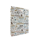 Cadeautas kerst wit 25x8,5x34,5cm