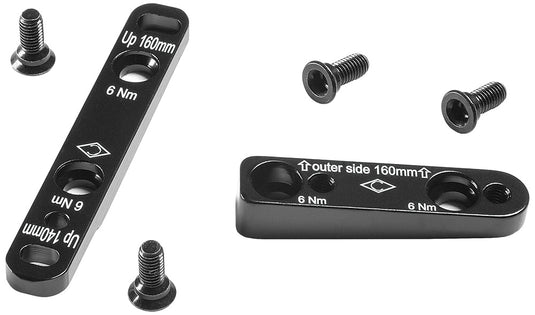 Campagnolo adapter (voor) incl. bouten Ekar