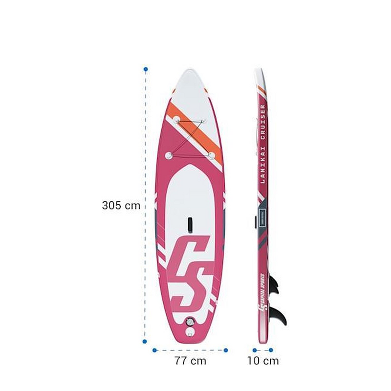 Afbeelding laden in galerijviewer, Ty capital sports sup board lanikai cruiser 9'8 rus red
