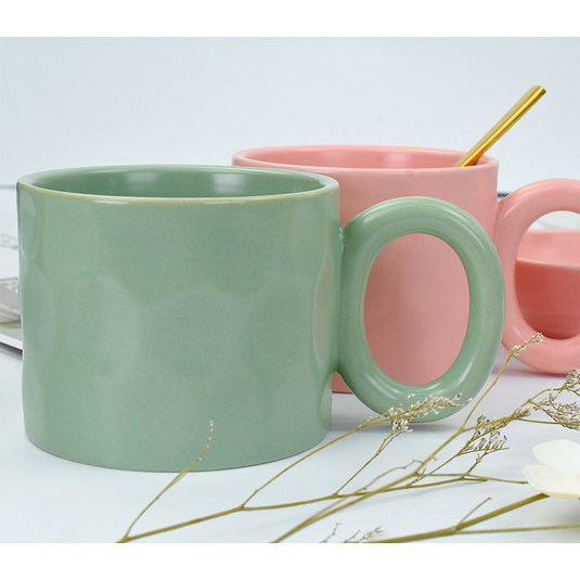 Cark mok matte mintgroen 380ml ø10x8cm