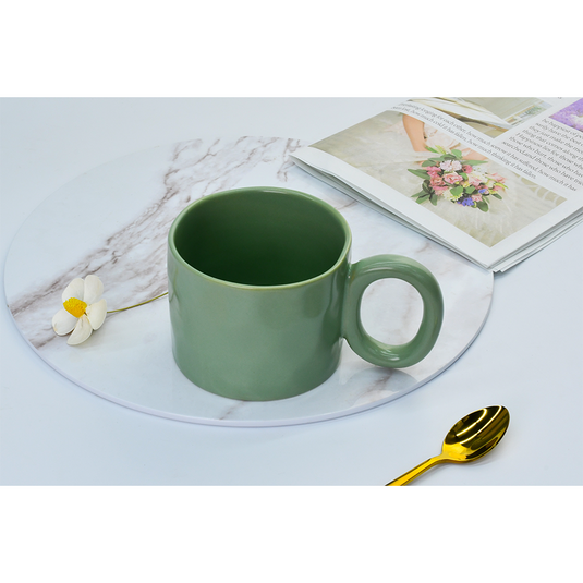 Cark mok matte mintgroen 380ml ø10x8cm