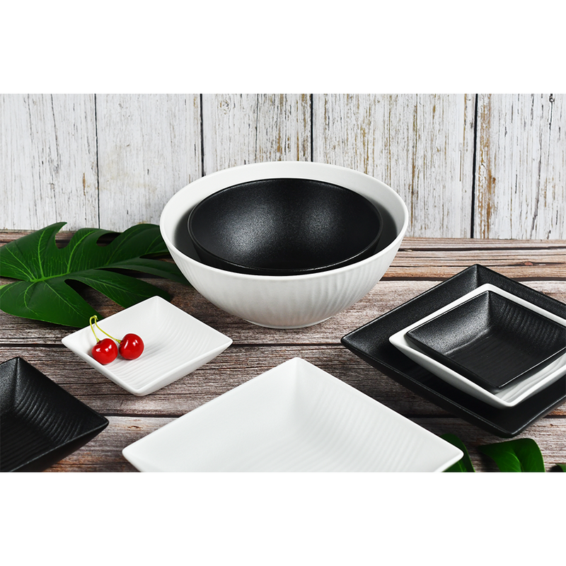 Afbeelding laden in galerijviewer, Cark schaal ripple black ø19cm
