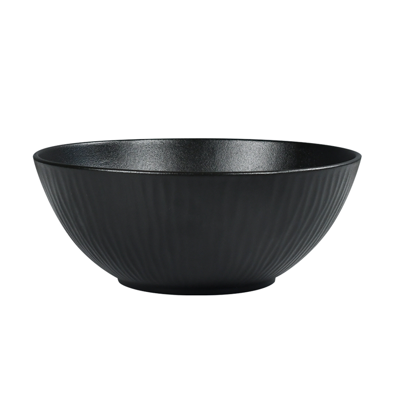 Afbeelding laden in galerijviewer, Cark schaal ripple black ø24cm
