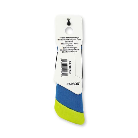 Afbeelding laden in galerijviewer, Carson drijvende sleutelhanger voor 3 sleutels - blauw groen
