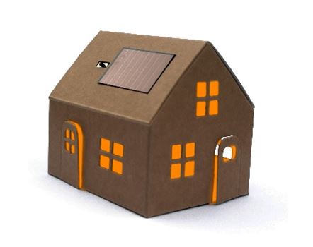 Litogami bouwpakket solar - casagami huisje