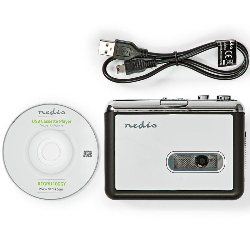 Afbeelding laden in galerijviewer, Nedis cassette naar mp3 converter

