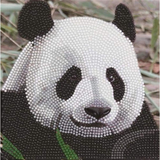Brandunit diamond painting - kaart reuzenpanda