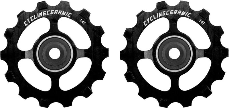 Afbeelding laden in galerijviewer, Cyclingceramic 14t derailleur pulleys for shimano sram
