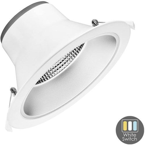 Afbeelding laden in galerijviewer, Enzo cct led downlighter wit reflector 15w tri-white dimbaar - led2509
