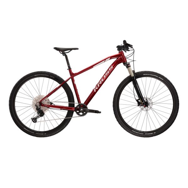 Afbeelding laden in galerijviewer, Kross mountainbike level 6.0 mtb - 29 inch - frame m (17 inch) - ruby silver gloss
