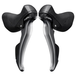 Shimano versteller- remhendelset 2 x 8 speed claris st-r2000 - grijs zwart