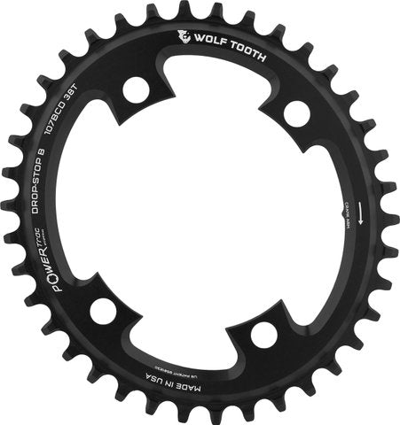Wolf tooth components elliptical 107 bcd chainring for sram