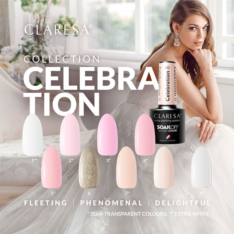Afbeelding laden in galerijviewer, Claresa uv led gellak 5ml celebration 9

