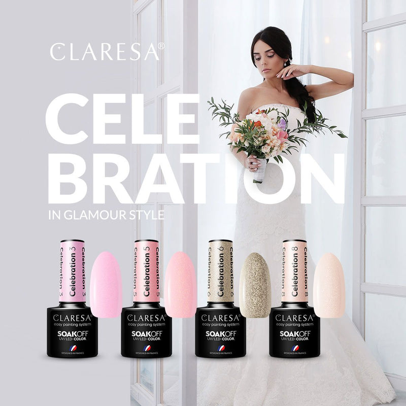 Afbeelding laden in galerijviewer, Claresa uv led gellak 5ml celebration 5
