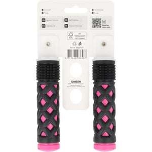 Simson handvatten kinder roze-zwart