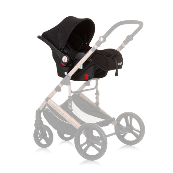 Afbeelding laden in galerijviewer, Chipolino amore autostoel met adapters 40-85 cm groep 0+ obsidian zwart
