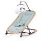 Chipolino velvet opvouwbare wipstoel met mobiel aloe wood mintgroen beige