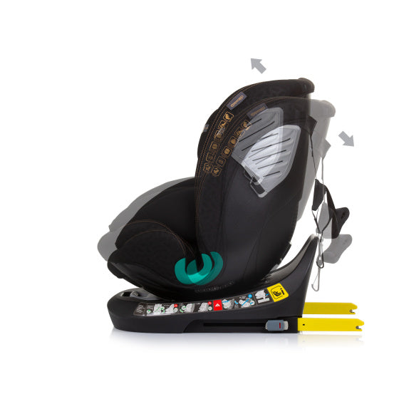 Afbeelding laden in galerijviewer, Chipolino autostoel i-size 40-150 cm isofix 360° obsidian zwart
