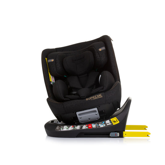 Chipolino autostoel i-size 40-150 cm isofix 360° obsidian zwart