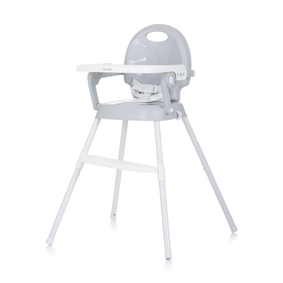 Afbeelding laden in galerijviewer, Chipolino Bonbon 3-in-1 Inklapbare Kinderstoel met Eetblad Glacier
