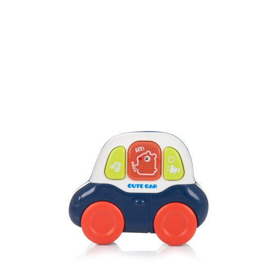 Afbeelding laden in galerijviewer, Chipolino funny animals loopwagen met speelauto muziek blauw
