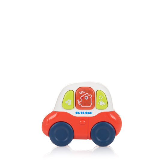 Afbeelding laden in galerijviewer, Chipolino funny animals loopwagen met speelauto muziek roze

