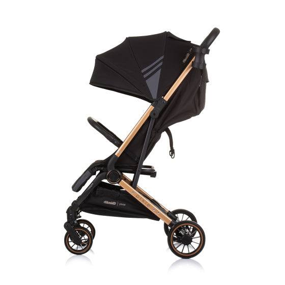 Afbeelding laden in galerijviewer, Chipolino pixie opvouwbare buggy obsidian gold zwart
