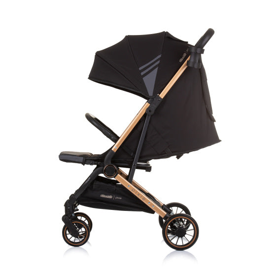 Afbeelding laden in galerijviewer, Chipolino pixie opvouwbare buggy obsidian gold zwart

