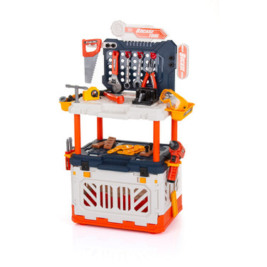 Chipolino werkbank met gereedschap speelset met licht 90-delig