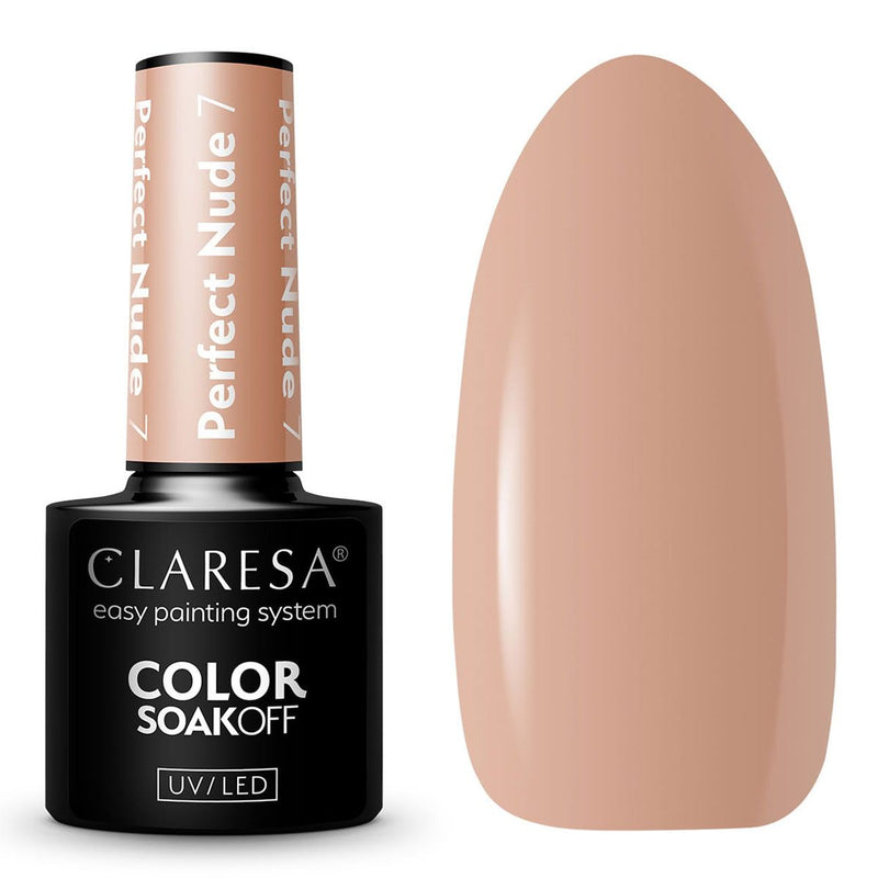 Afbeelding laden in galerijviewer, Claresa uv led gellak 5ml perfect nude 7
