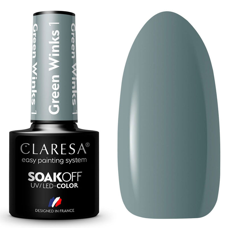 Afbeelding laden in galerijviewer, Claresa uv led gellak 5ml green winks 1
