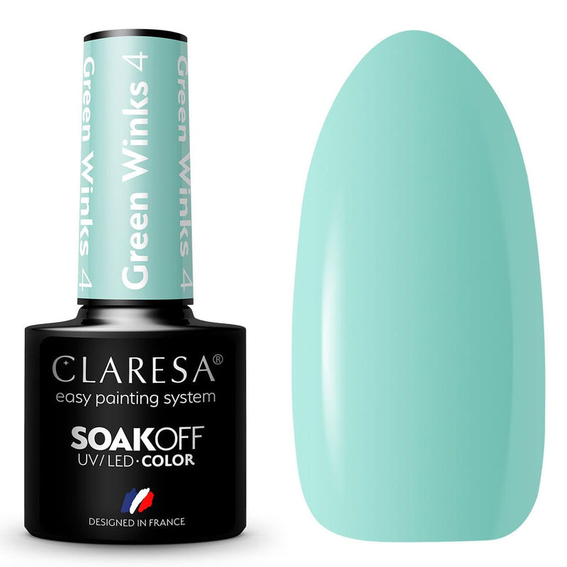 Afbeelding laden in galerijviewer, Claresa uv led gellak 5ml green winks 4
