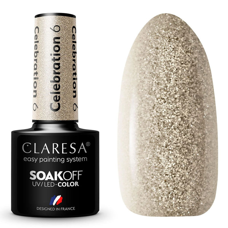 Afbeelding laden in galerijviewer, Claresa uv led gellak 5ml celebration 6
