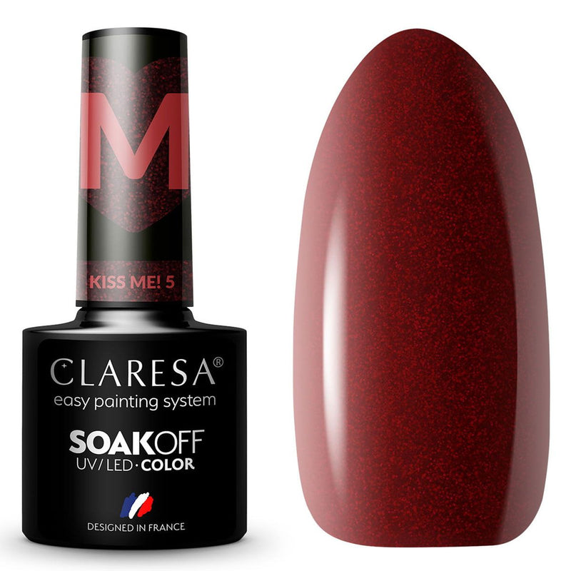 Afbeelding laden in galerijviewer, Claresa uv led gellak 5ml kiss me 5

