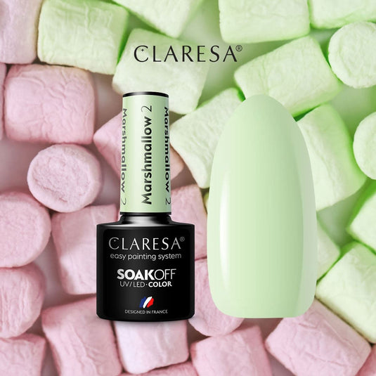 Claresa uv led gellak 5ml marsh mallow 2