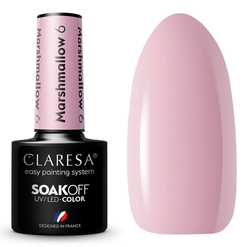 Afbeelding laden in galerijviewer, Claresa uv led gellak 5ml marsh mallow 6
