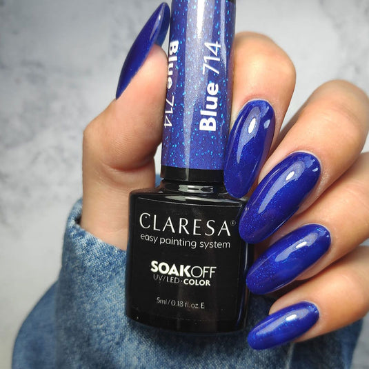 Claresa uv led gellak 5ml blue 714