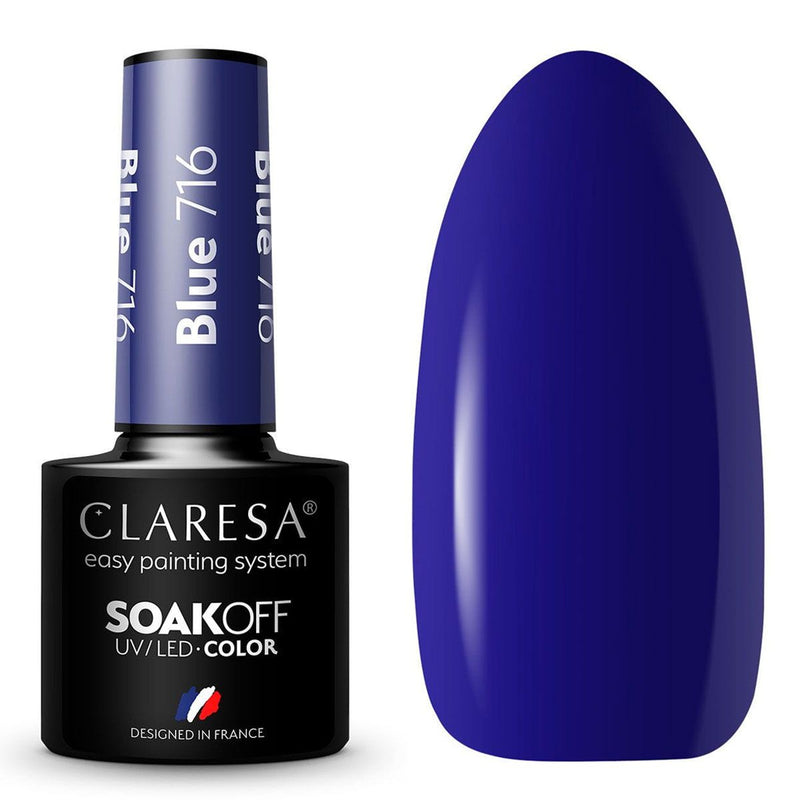 Afbeelding laden in galerijviewer, Claresa uv led gellak 5ml blue 716 full berries
