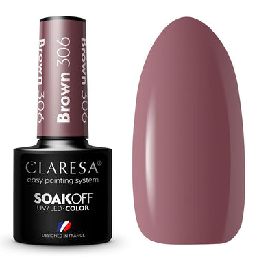 Claresa uv led gellak 5ml brown 306 classic look