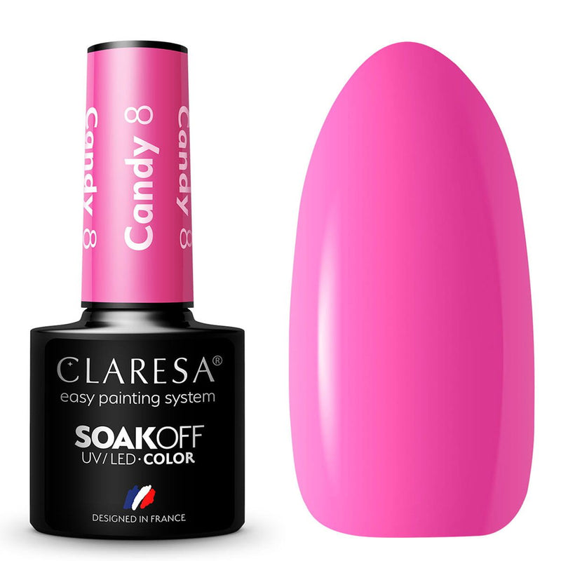 Afbeelding laden in galerijviewer, Claresa uv led gellak 5ml candy 8
