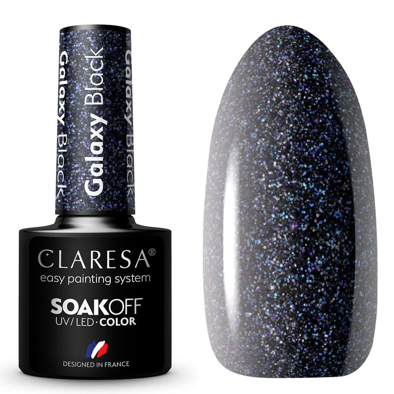 Afbeelding laden in galerijviewer, Claresa uv led gellak 5ml galaxy black
