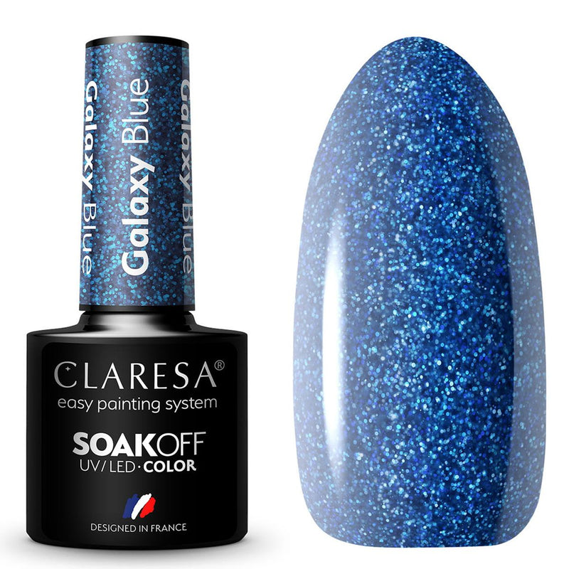 Afbeelding laden in galerijviewer, Claresa uv led gellak 5ml galaxy blue
