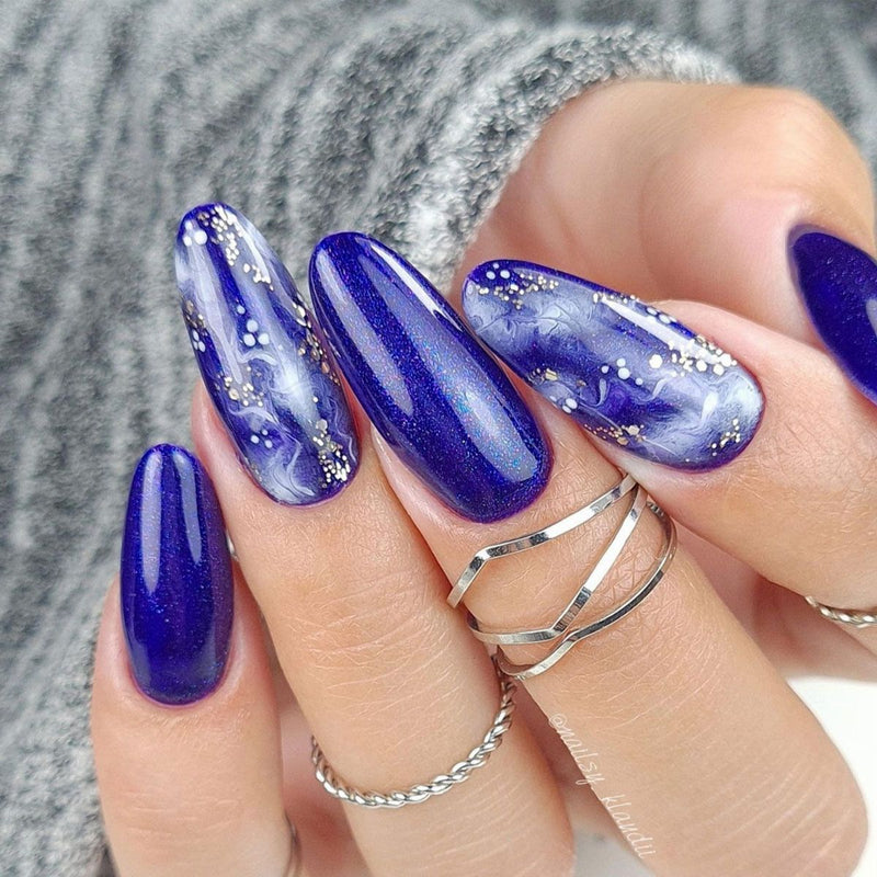 Afbeelding laden in galerijviewer, Claresa uv led gellak 5ml galaxy navy blue
