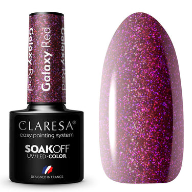 Claresa uv led gellak 5ml galaxy red