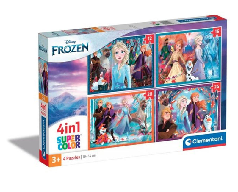 Afbeelding laden in galerijviewer, Clementoni puzzels disney frozen, 4in1
