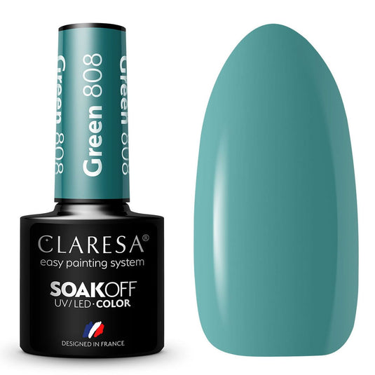 Claresa uv led gellak 5ml green 808 rainbow explosion