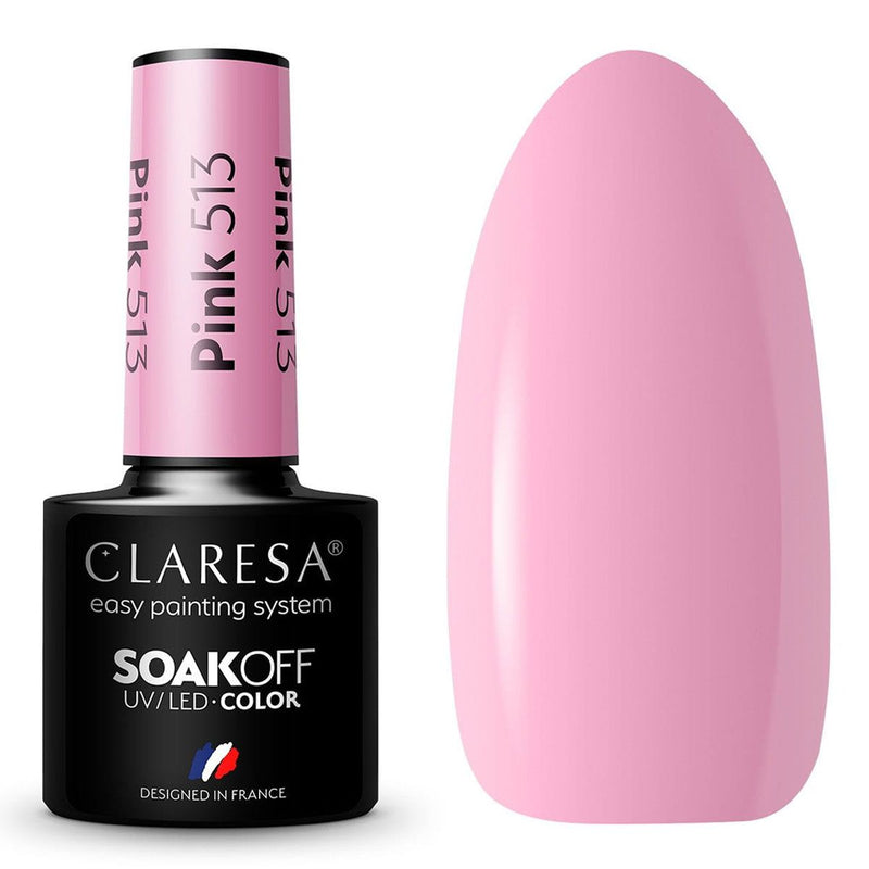 Afbeelding laden in galerijviewer, Claresa uv led gellak 5ml pink 513 funfair
