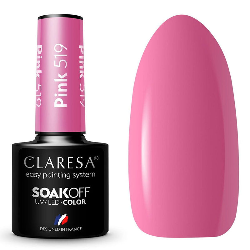 Afbeelding laden in galerijviewer, Claresa uv led gellak 5ml pink 519 sunny garden
